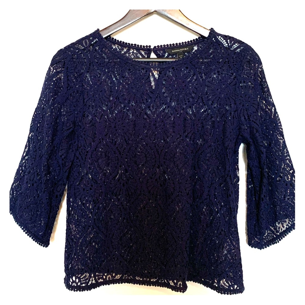 Banana Republic Blue Lace Too